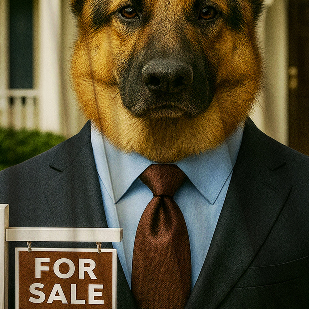 Custom Photo Realtor Dog BlanketGift For Dog Lovers