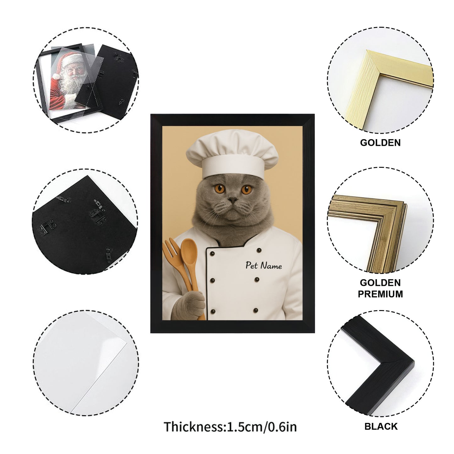 Custom Photo Cat Chef For Cat Lover