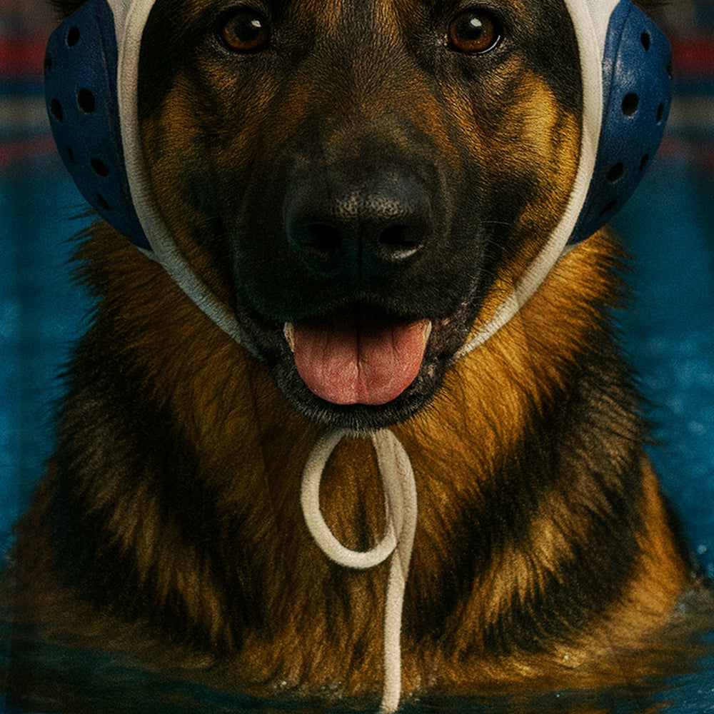 Custom Photo Swimmer Dog BlanketGift For Dog Lovers