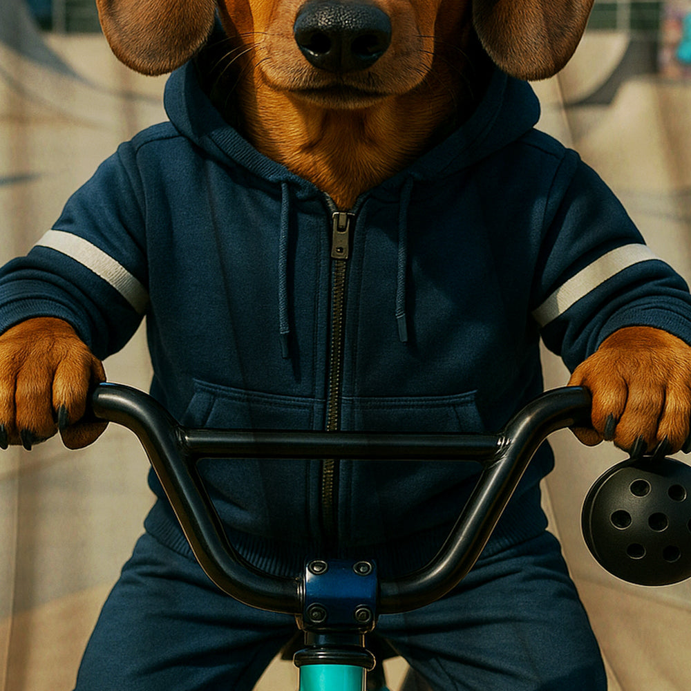 Custom Photo Bmx Bike Dog BlanketGift For Dog Lovers
