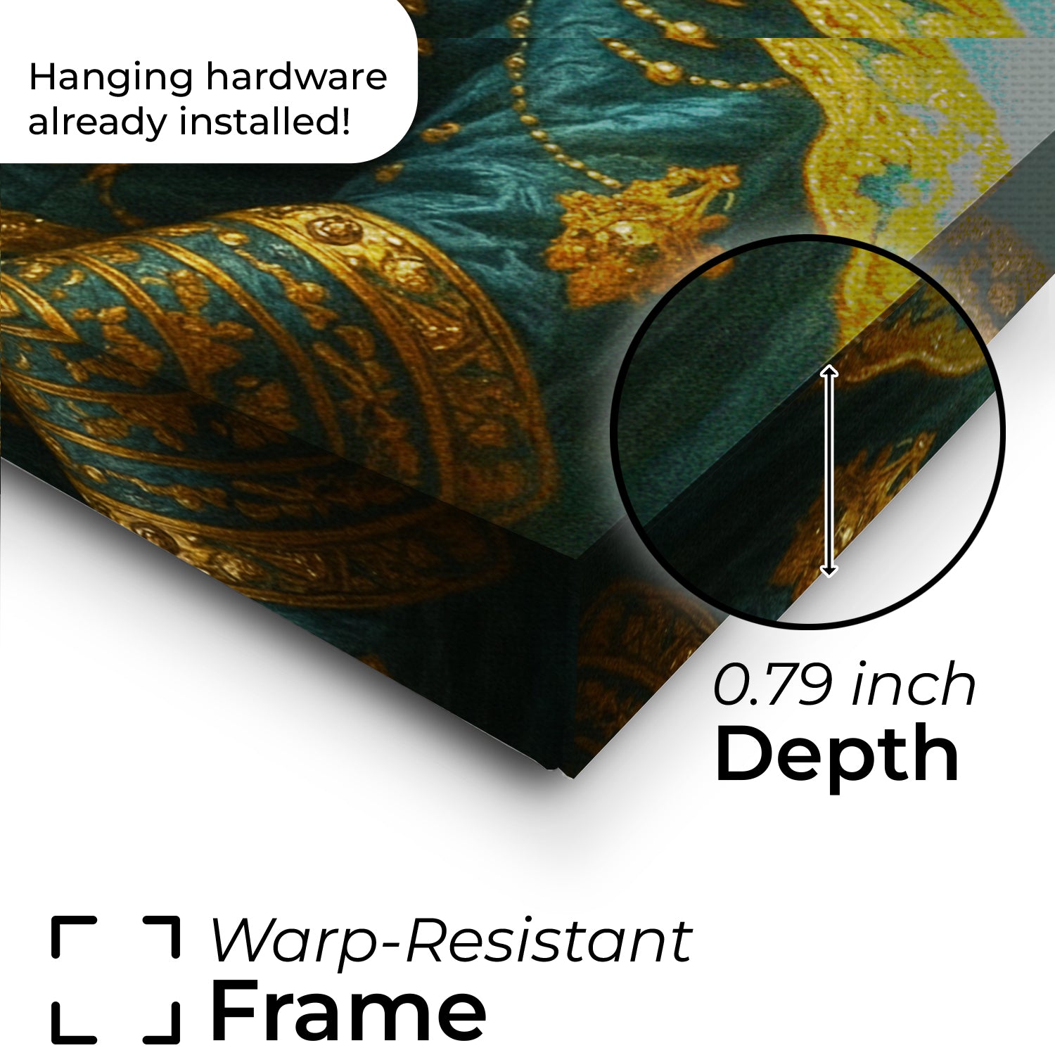 Custom Photo Cat Royal Style 4 Canvas Gift For Cat Lovers