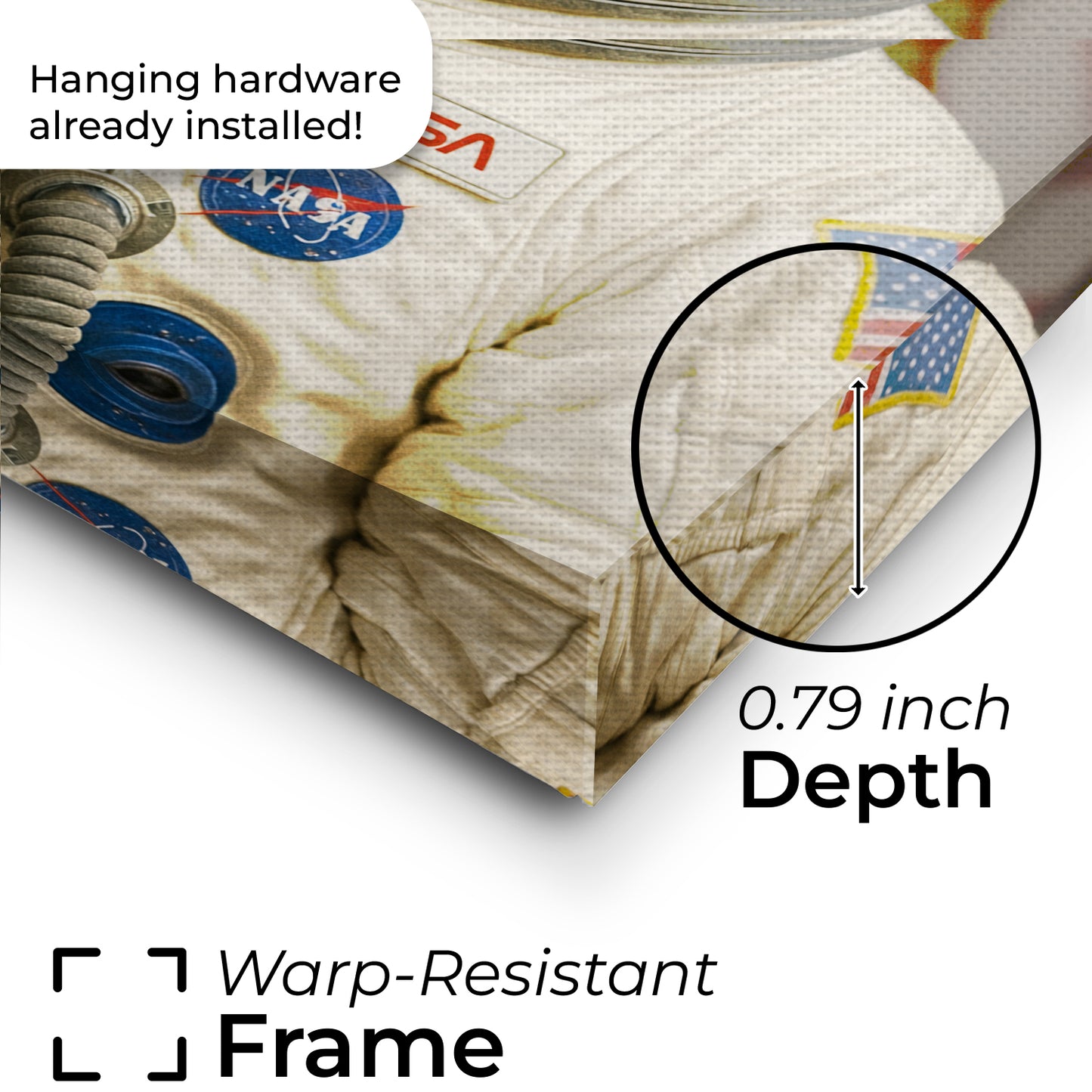 Custom Photo Astronaut Cat Canvas Gift For Cat Lovers