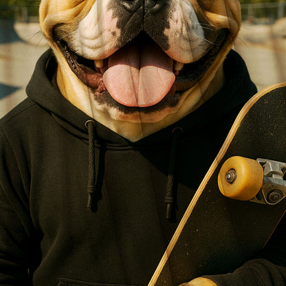 Custom Photo Skater Skateboard BlanketGift For Dog Lovers