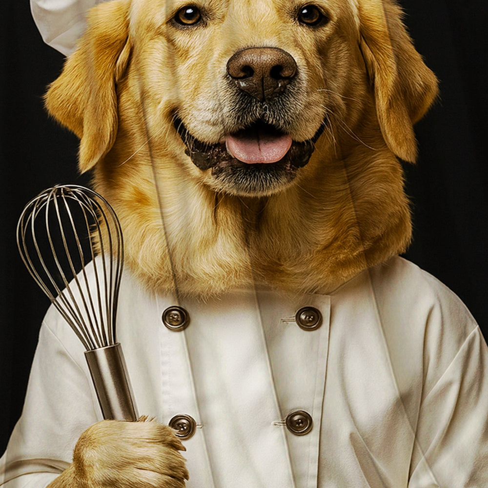 Custom Photo Dog Chef Blanket Gift For Dog Lover