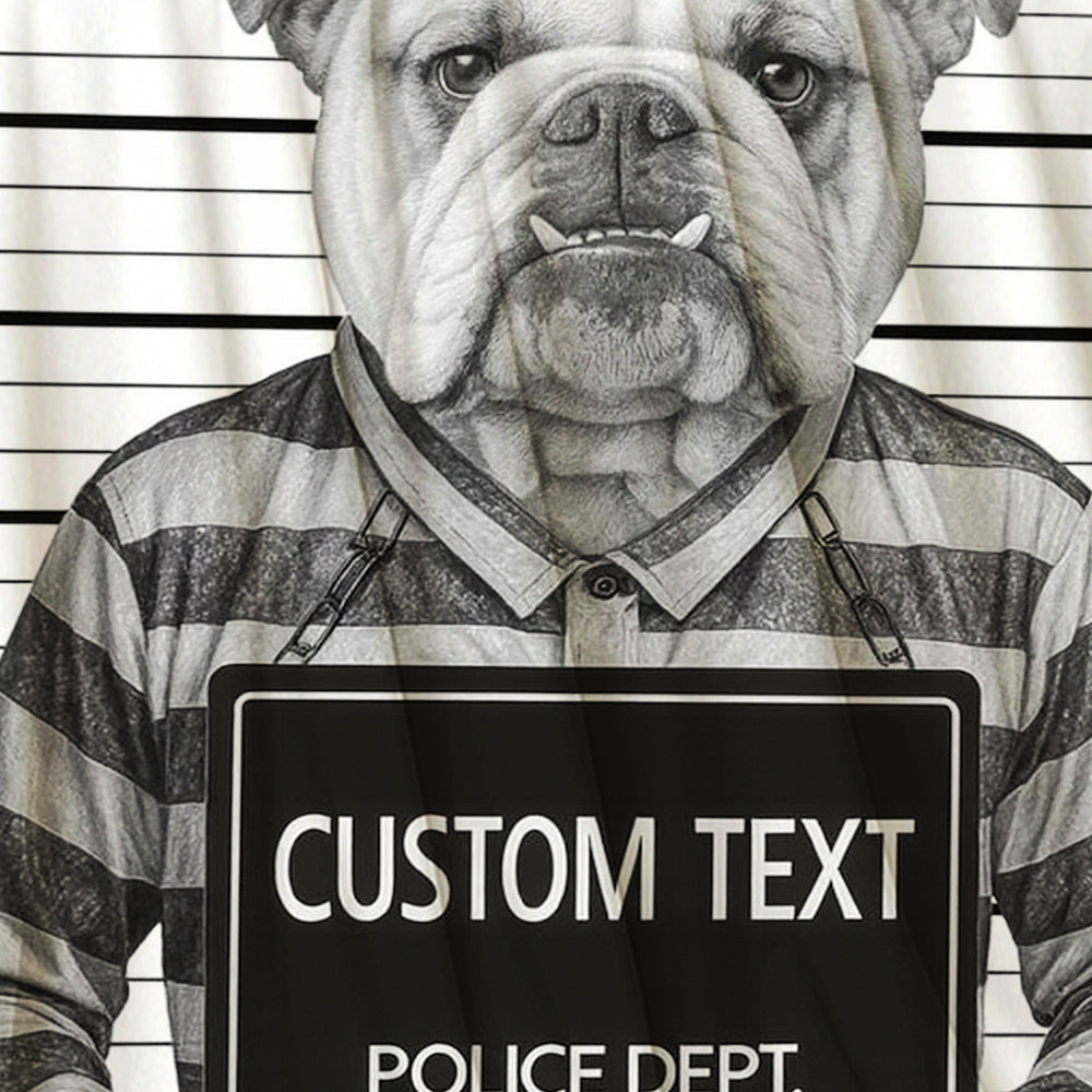 Custom Photo Dog Wanted By Pawlice Blanket Gift For Dog Lover