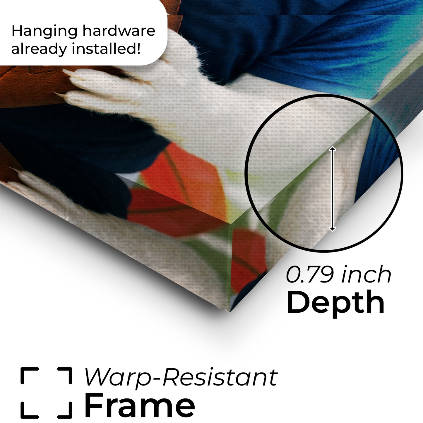 Custom Photo Footaball Canvas Canvas Gift For Canvas Lovers