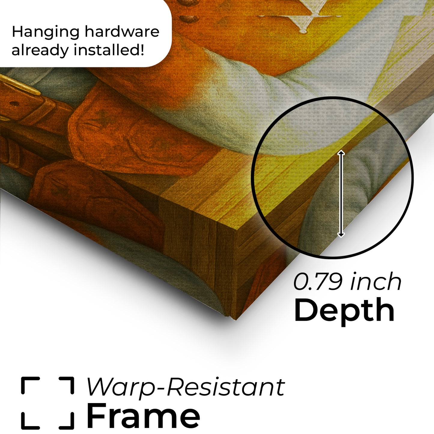 Custom Photo Cat Cowboy Canvas