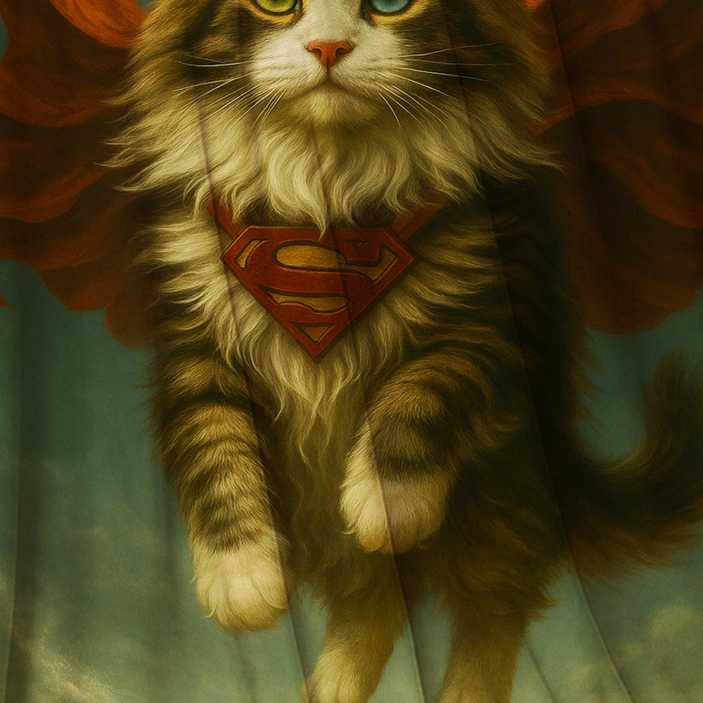 Custom Photo Cat Hero Blanket