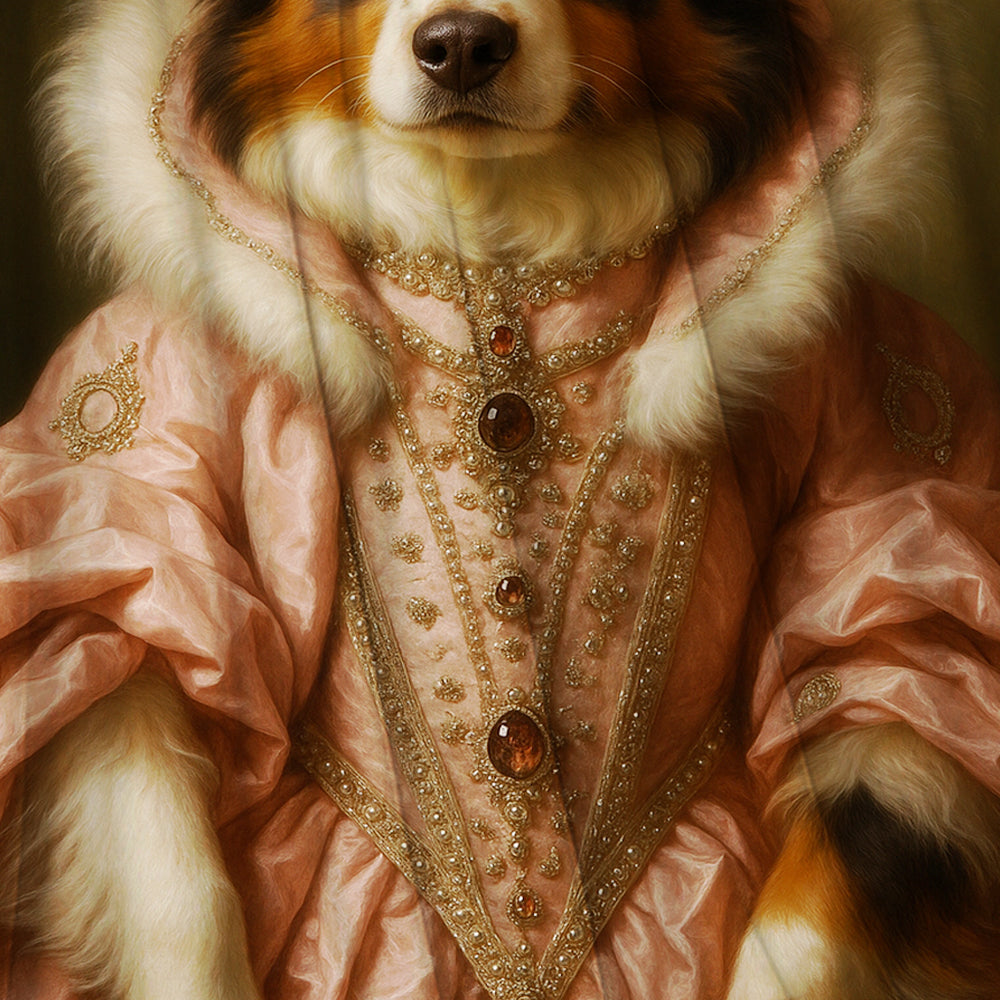 Custom Dog Queen Royal Blanket For Dog Lover