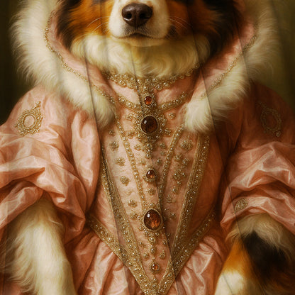 Custom Dog Queen Royal Blanket For Dog Lover