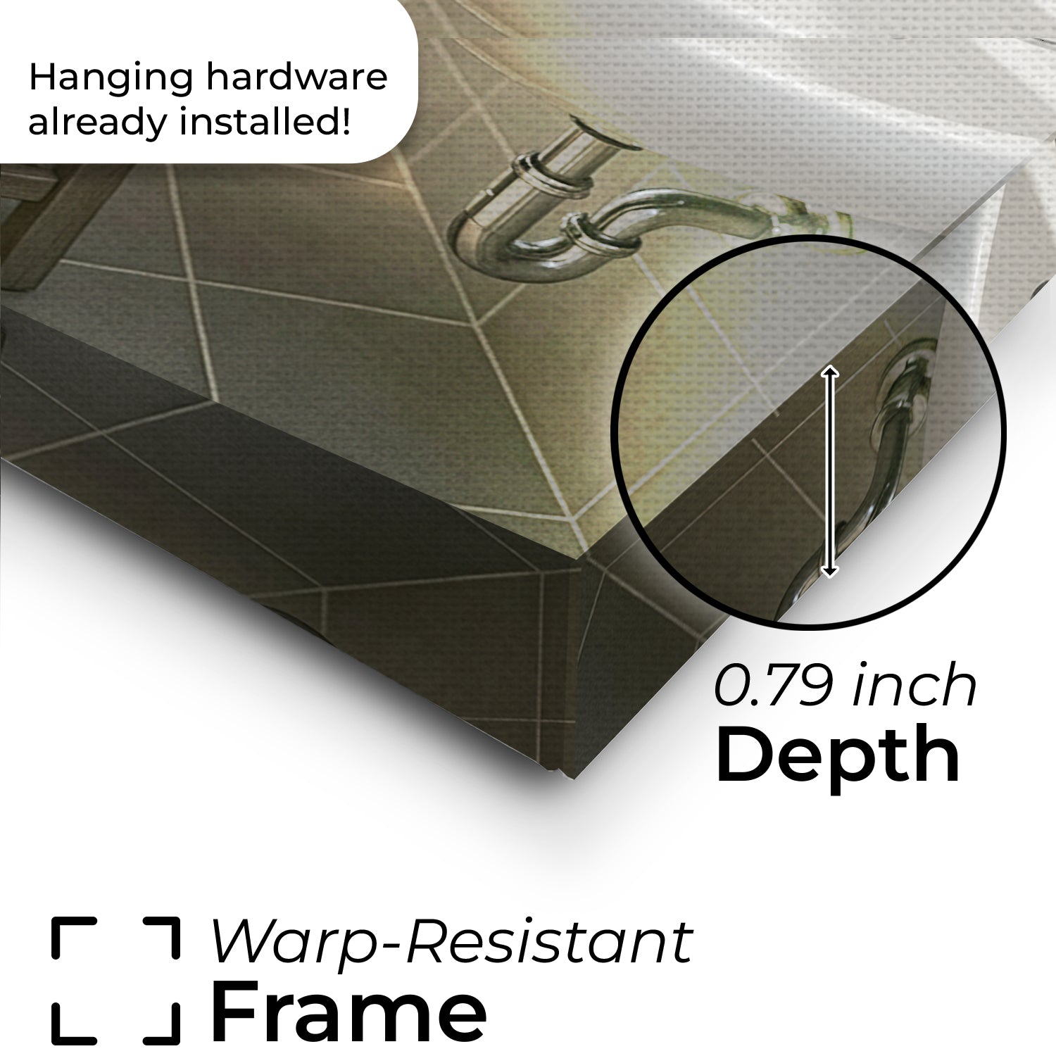 Custom Photo Cat In Bathroom Style 1 Canvas Gift For Cat Lovers