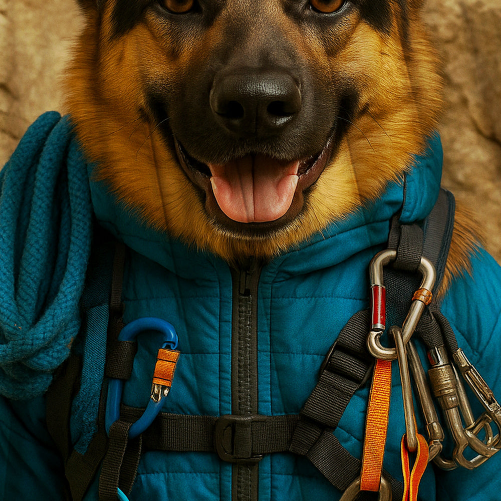 Custom Photo Climber Dog BlanketGift For Dog Lovers