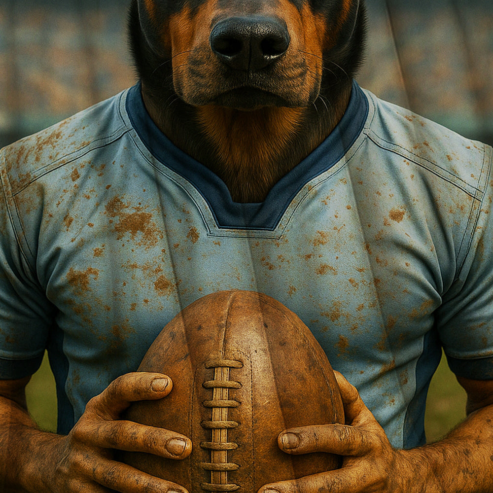 Custom Photo Rugby Dog BlanketGift For Dog Lovers