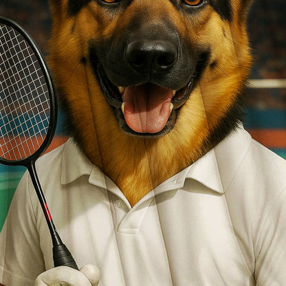 Custom Photo Badminton Dog BlanketGift For Dog Lovers