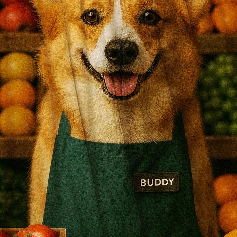 Custom Photo Grocer Store Dog BlanketGift For Dog Lovers