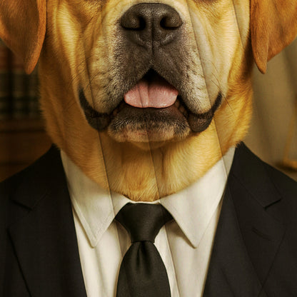 Custom Photo Lawyer Dog BlanketGift For Dog Lovers