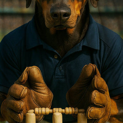 Custom Photo Cricket Player Dog BlanketGift For Dog Lovers