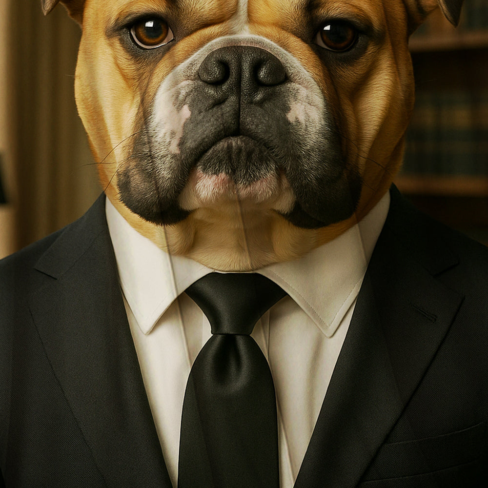Custom Photo Business man Ceo Dog BlanketGift For Dog Lovers