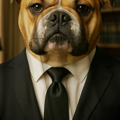 Custom Photo Business man Ceo Dog BlanketGift For Dog Lovers