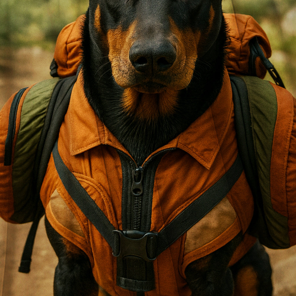 Custom Photo Backpacking Hiking Dog BlanketGift For Dog Lovers