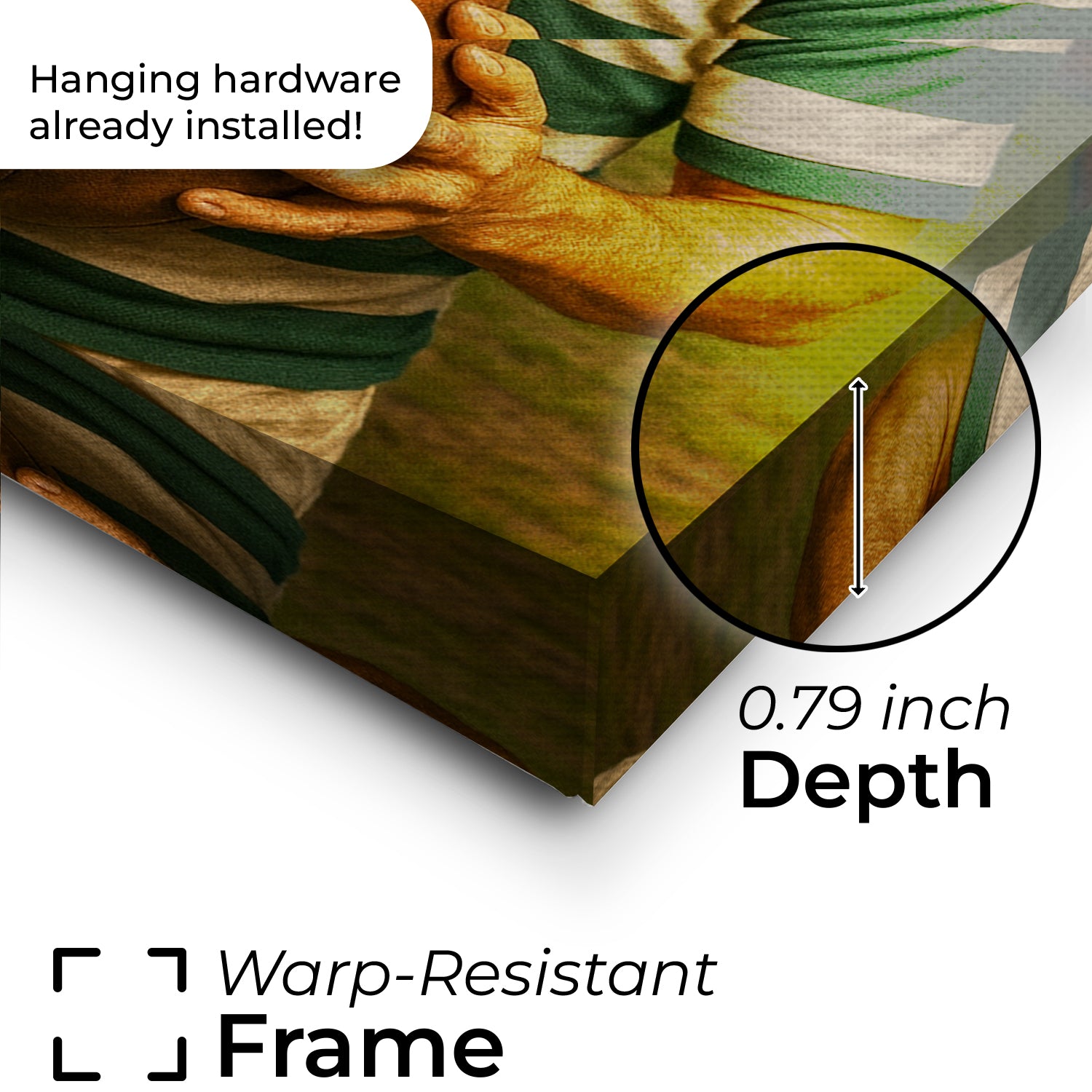 Custom Photo Rugby Player Dog Canvas Gift For Dog Lover