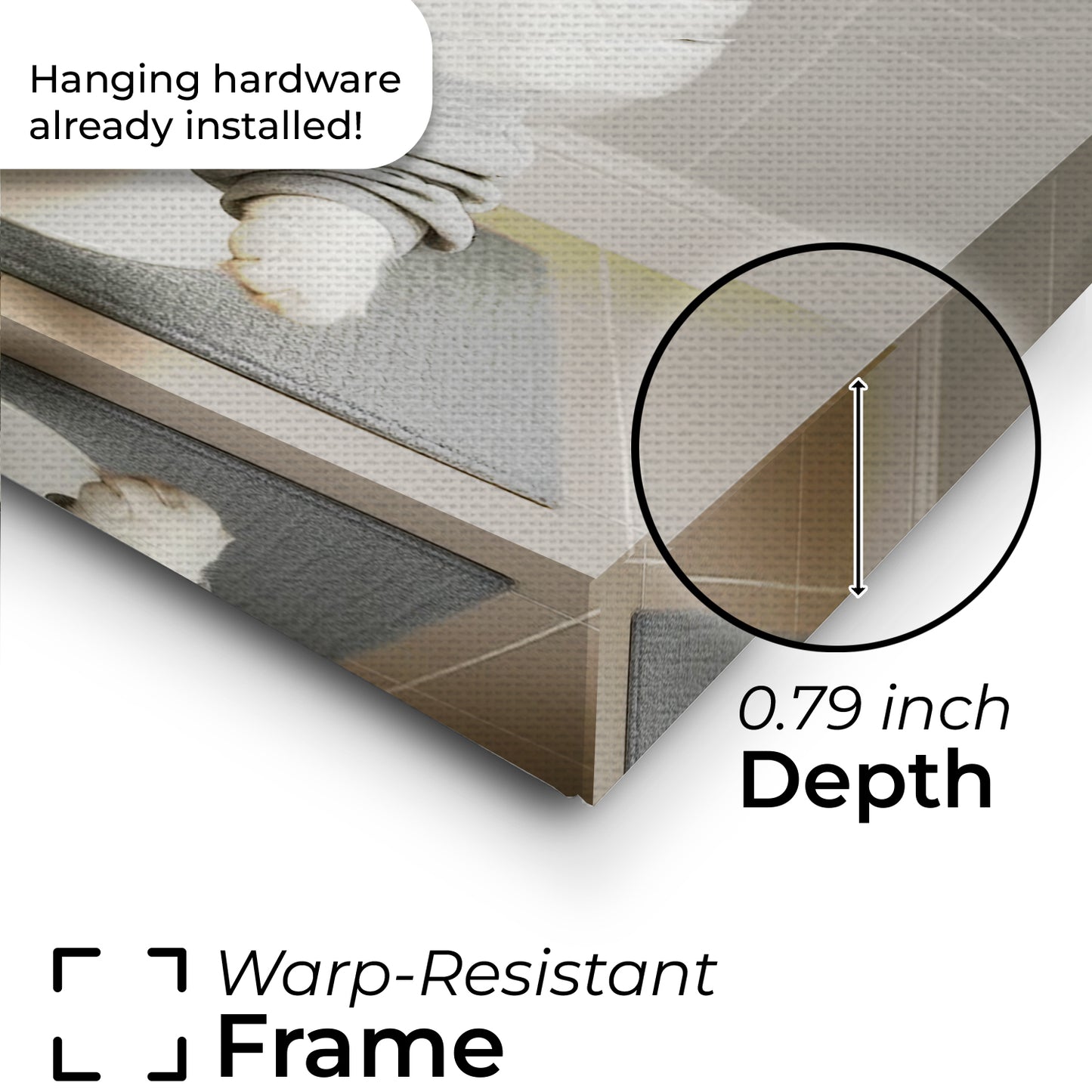 Custom Photo Cat Bathroom Style 15 Canvas Gift For Cat Lovers