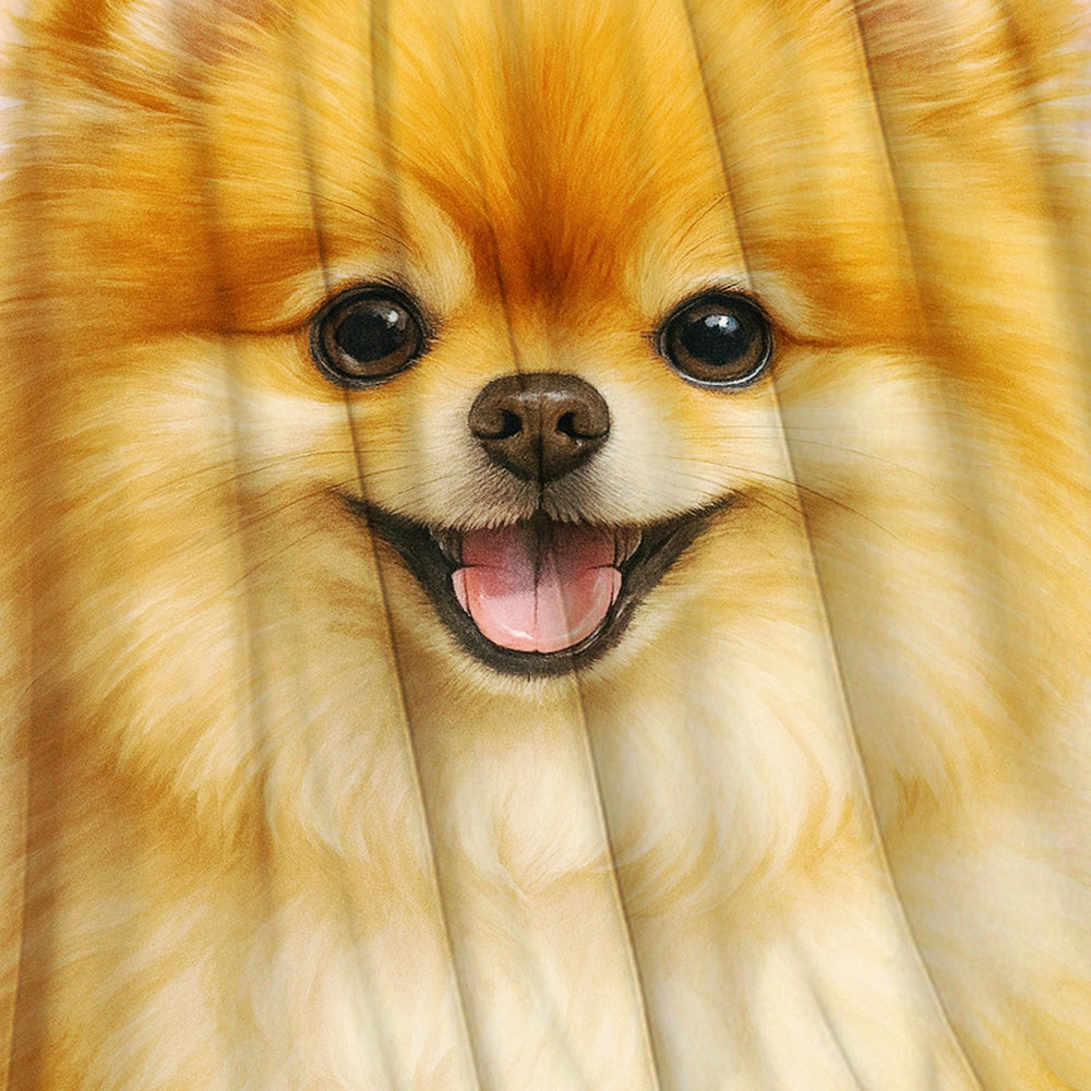 Custom Photo Dog Floral Watercolor Art Blanket Gift For Dog Lover