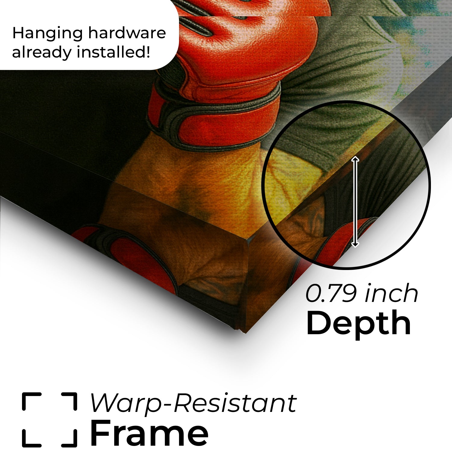 Custom Photo Mma Dog Canvas Gift For Dog Lovers