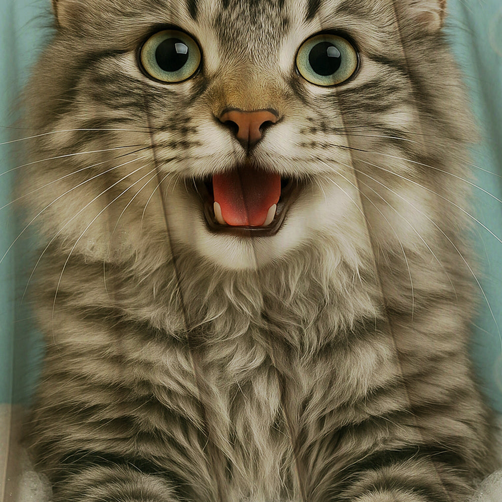 Custom Photo Cat In Bathtub With Duck Toy Blanket