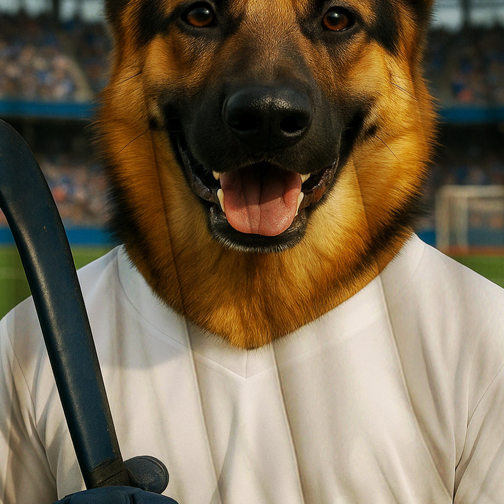 Custom Photo Field Hockey Dog BlanketGift For Dog Lovers