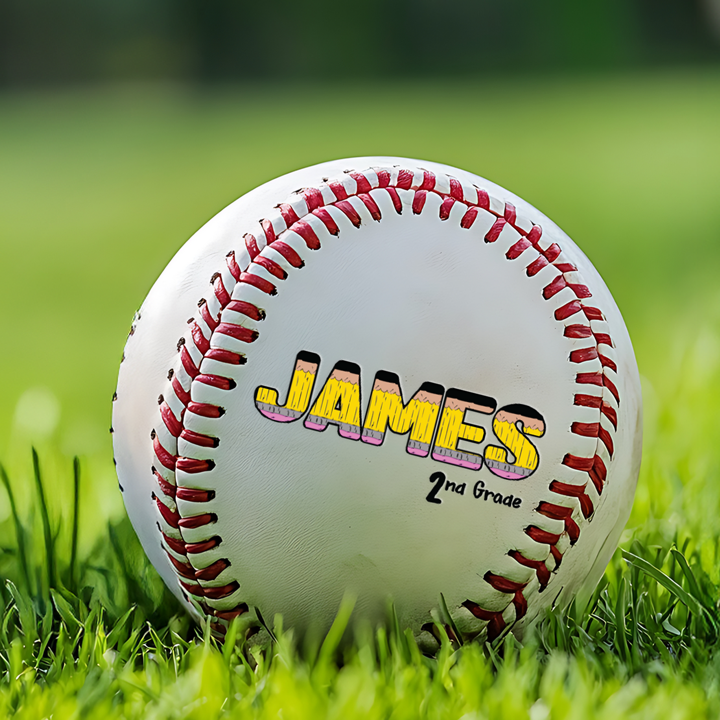 Custom Photo Back to School Kids Baseball | Cute Back to School Baseball | Gift For Kid TNBA027