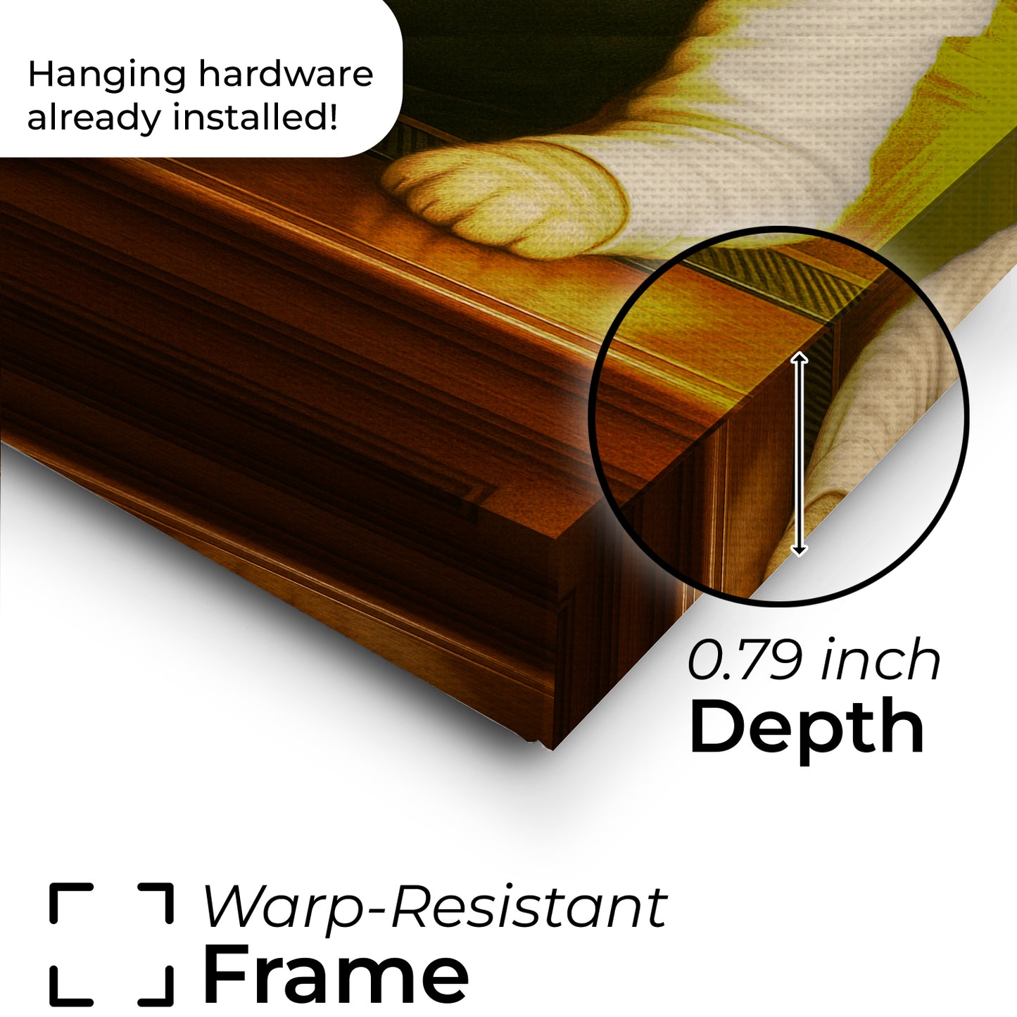 Personalized Cat Portrait Bartender Canvas