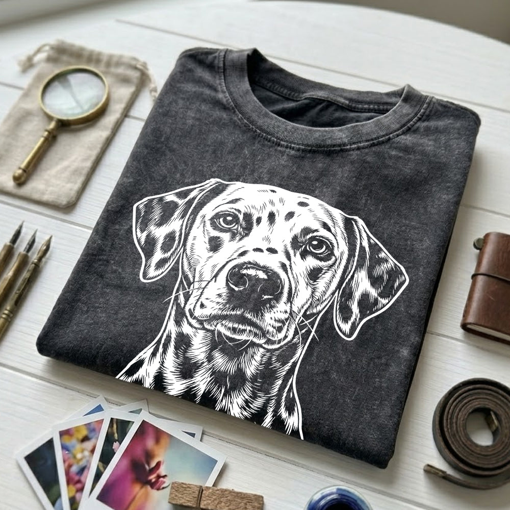 Custom Photo Dog Wash Shirt, Personalized Pet Unisex T-Shirt, Custom Dog Portrait Shirt Gift For Dog Lover THUC99