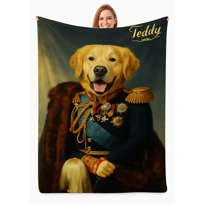 Custom Photo Imperial Minister Dog BlanketGift For Dog Lovers
