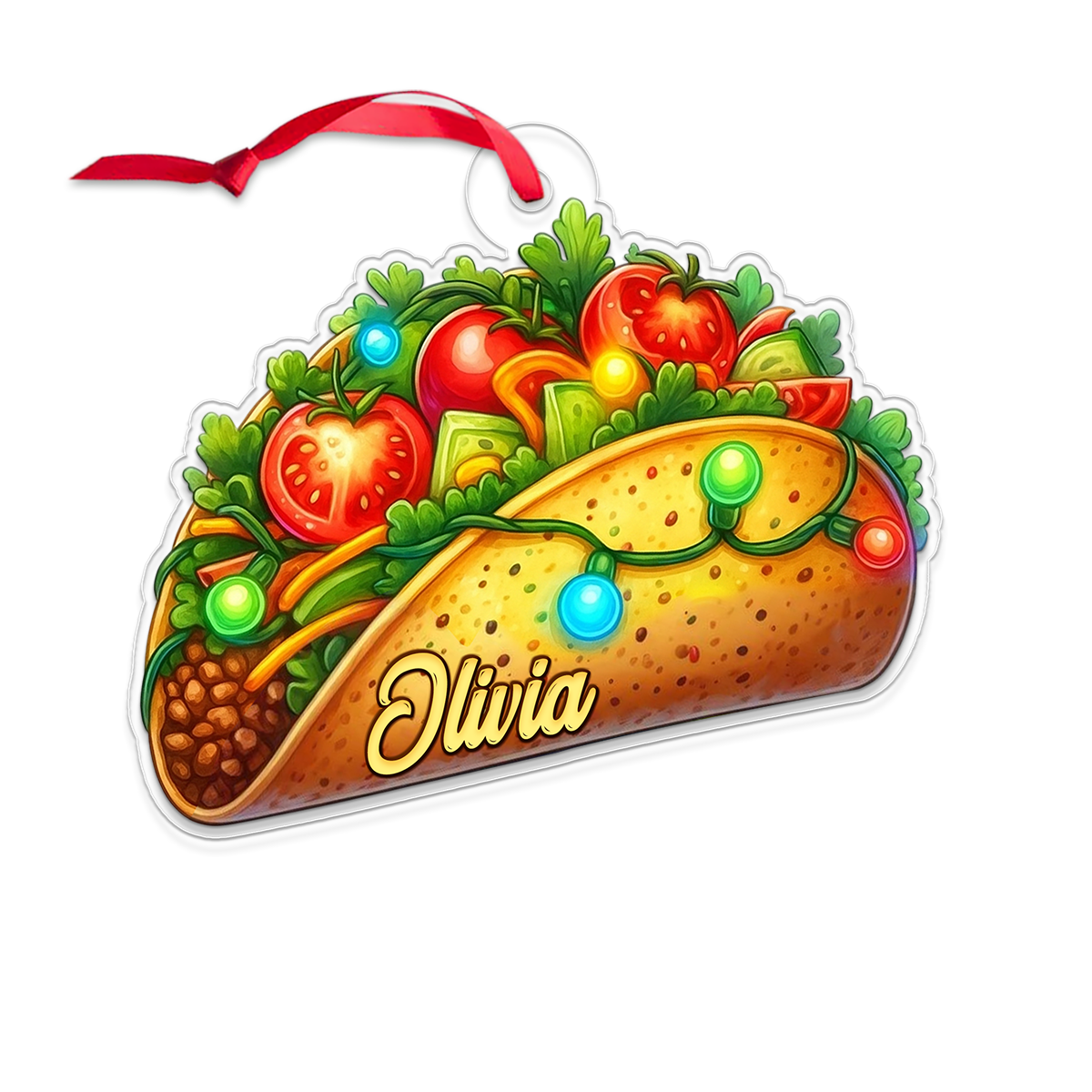 Custom Name Tacos Christmas