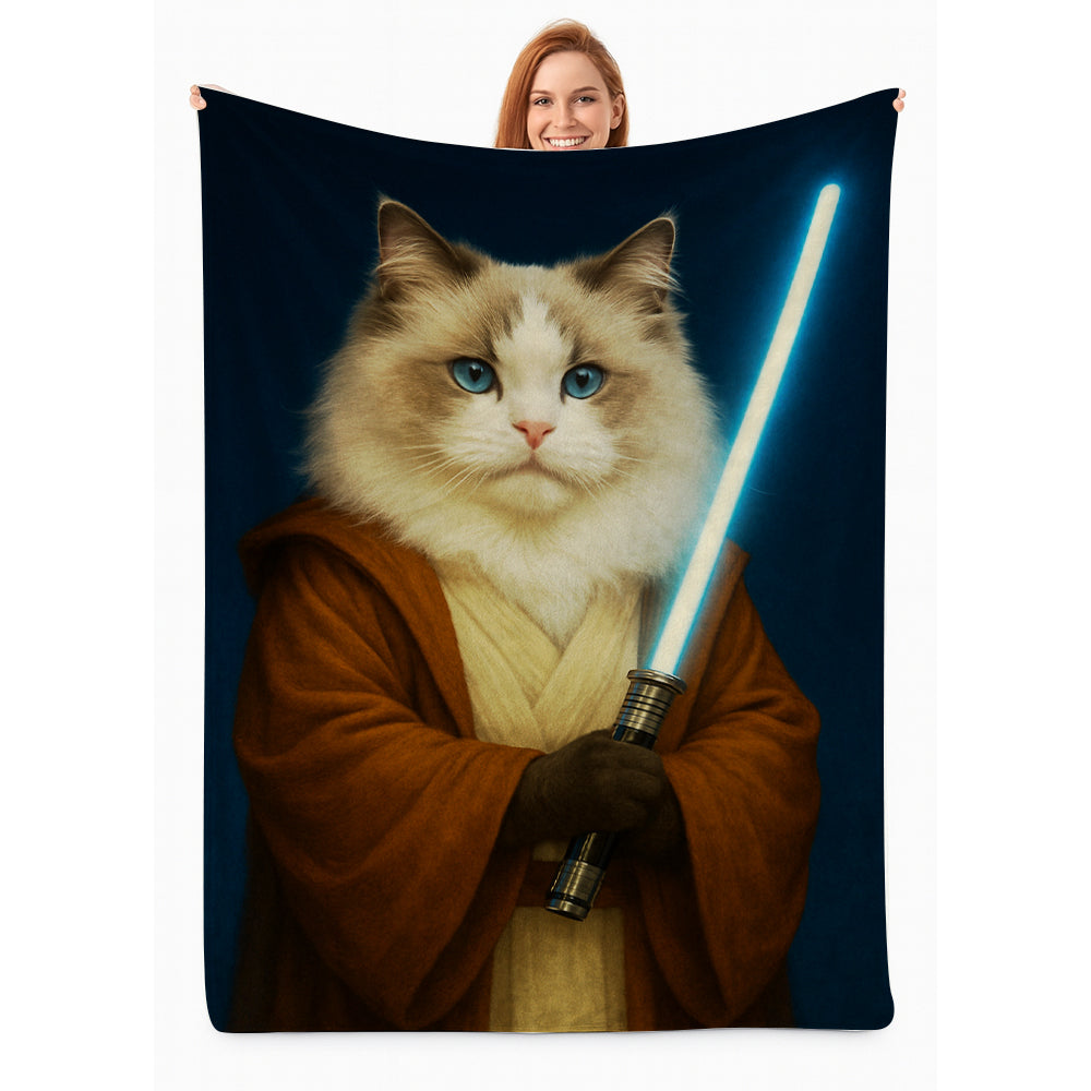 Custom Photo Master Paw Cat Blanket Gift For Cat Lovers