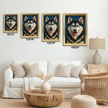Custom Dog Deep Blue