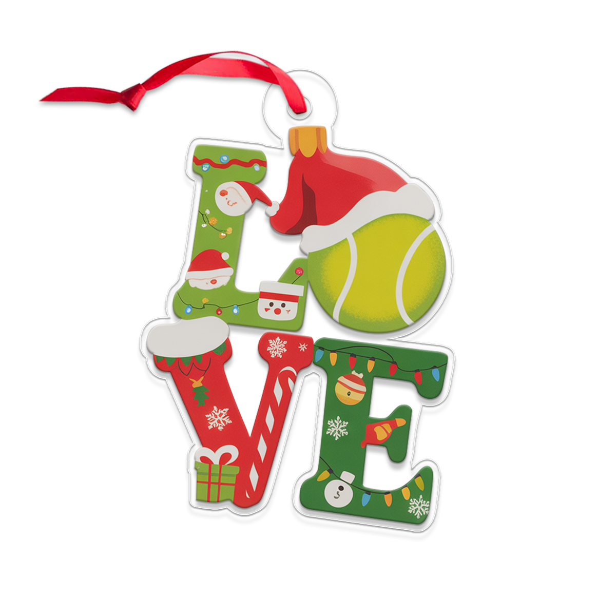 Personalized Tennis Ball Love