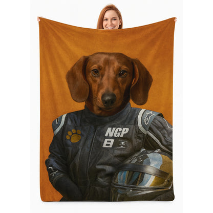 Custom Photo Dog Racer BlanketGift For Dog Lovers