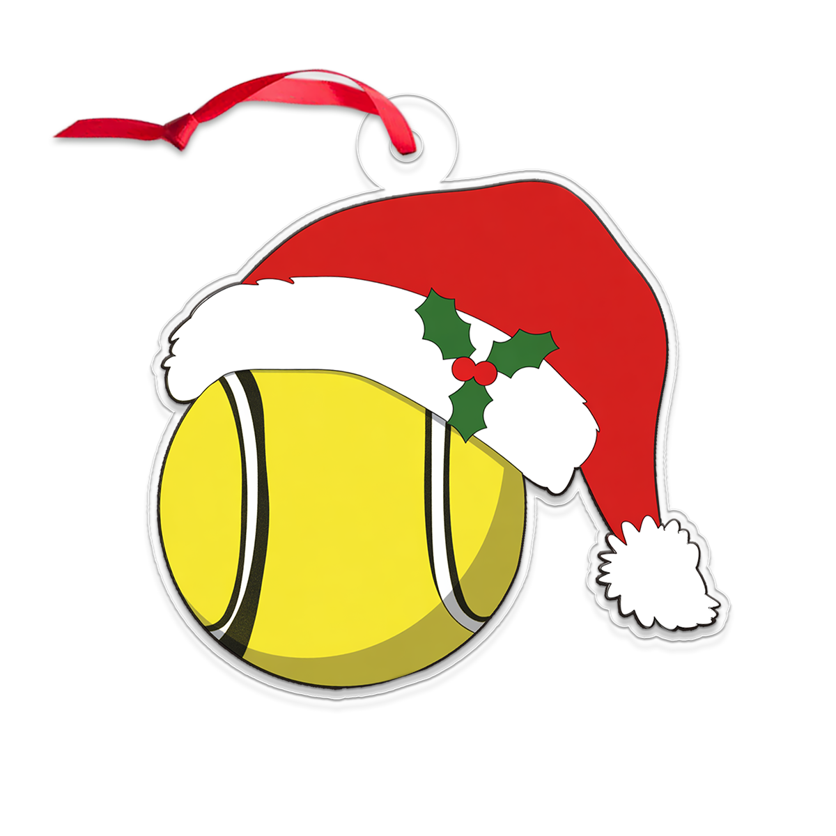 Personalized Tennis Santa