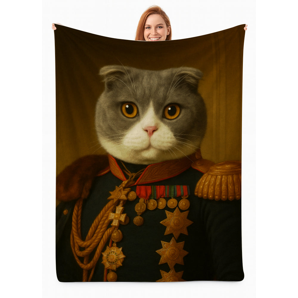 Custom Photo Cat Royal King Blanket _ Gift For Cat Lovers