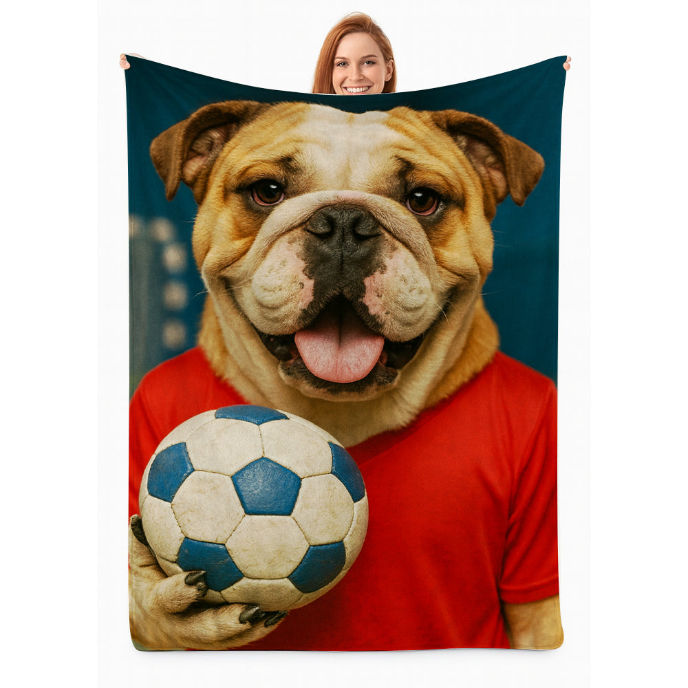 Custom Photo Handball Dog Canvas