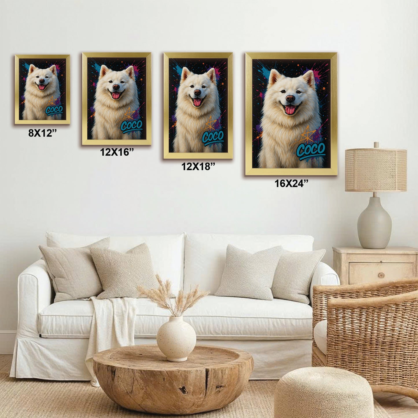 Custom Pet Portrait Contemporary