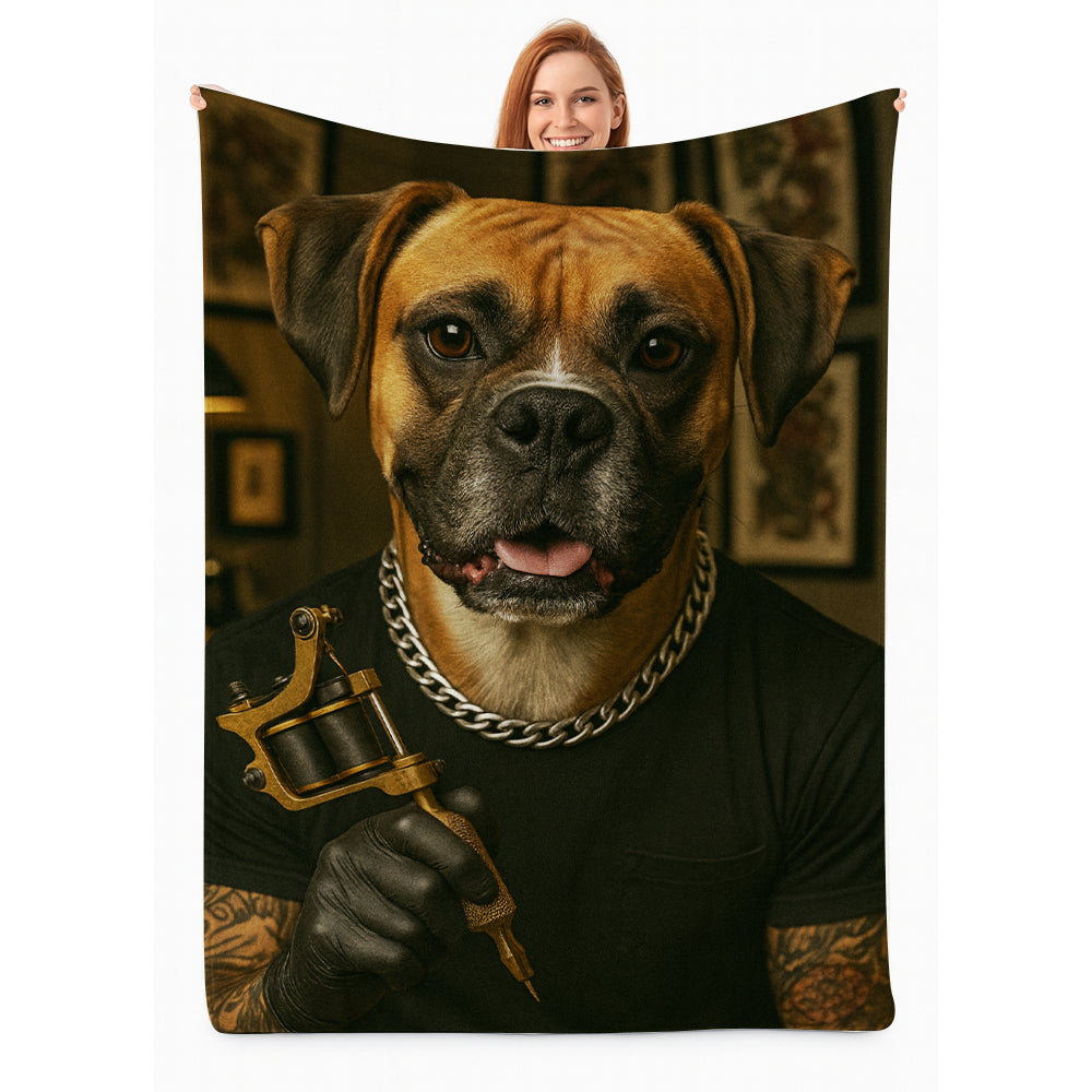 Custom Photo Tatoo Artist Dog Gift For Dog Lovers
