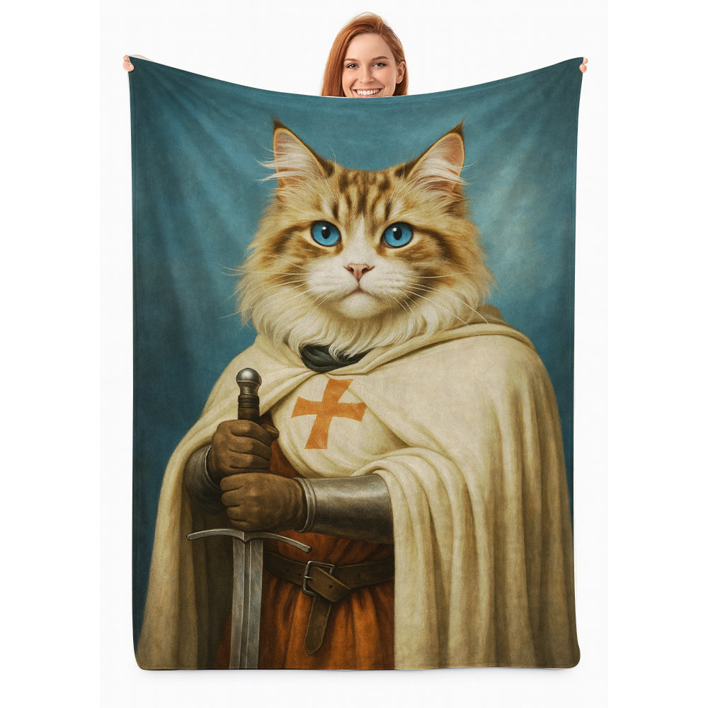 Custom Photo Priest Cat Blanket Gift For Cat Lovers