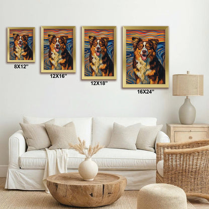 CustomDog Portrait Expressionist Art
