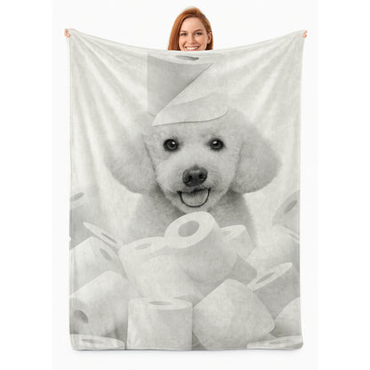 Custom Photo Dog Bathroom Canvas