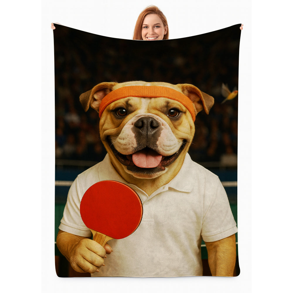 Custom Photo Table Tennis Dog Gift For Dog Lovers