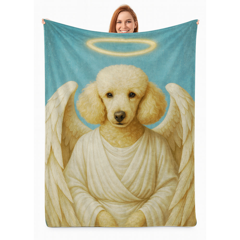 Custom Dog Photo Memorial Blanket For Dog Lover