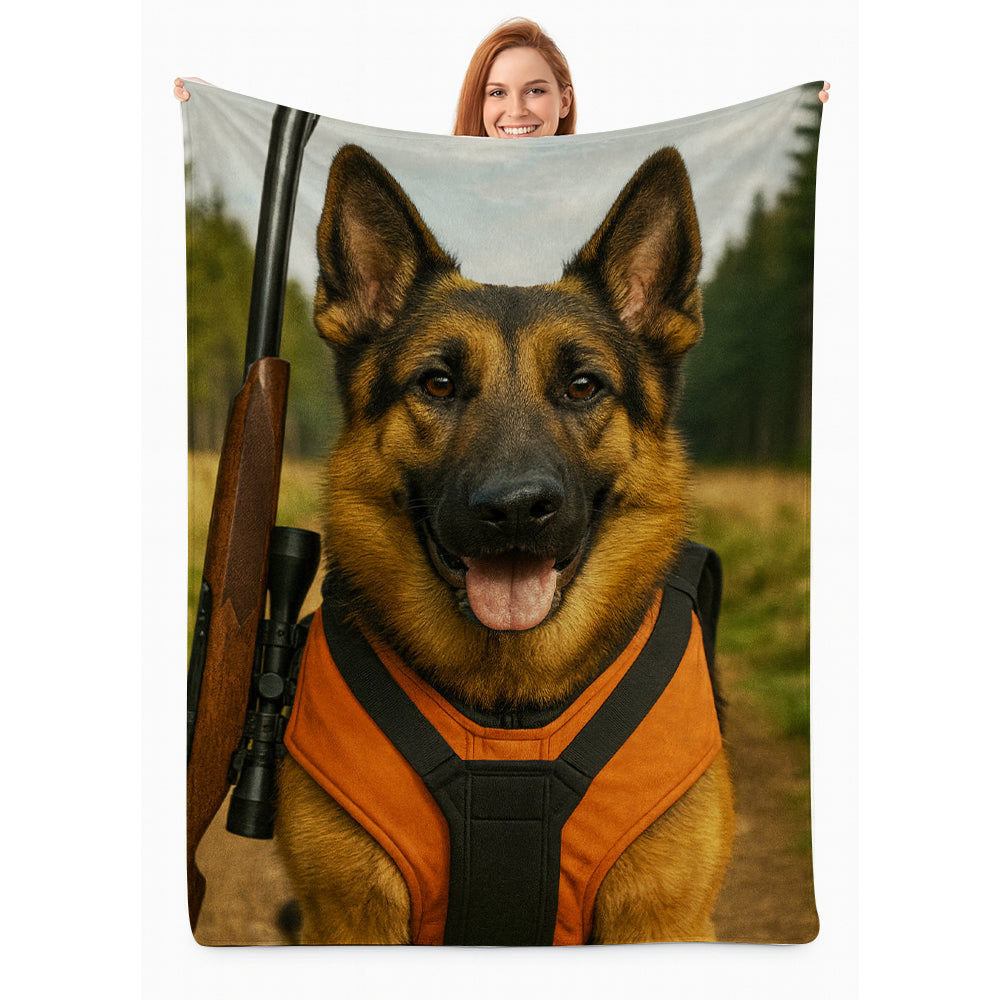 Custom Photo Hunter Dog Gift For Dog Lovers